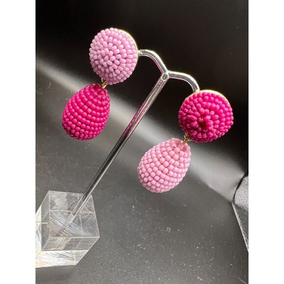 Stella & Dot Beaded Twist Earrings - Picture 1 of 5